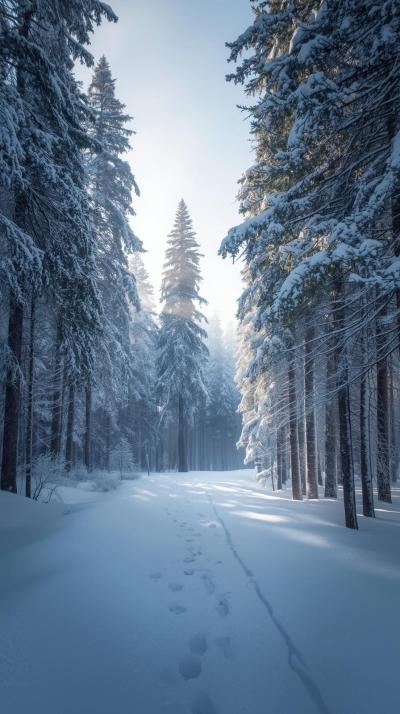 Nordic Winter Forest