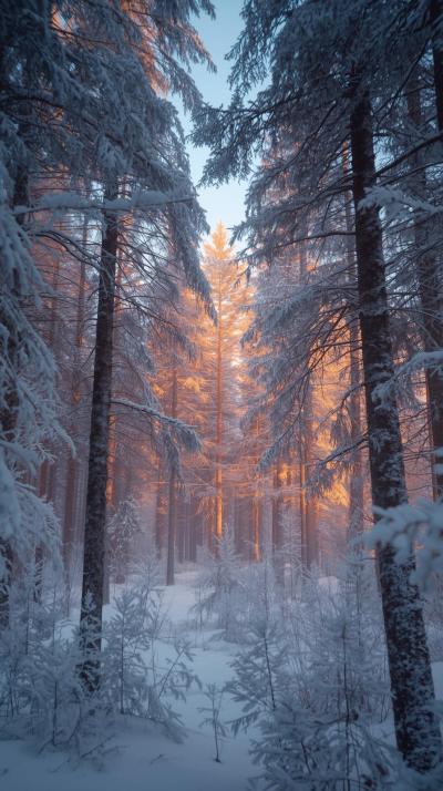 Nordic Winter Forest