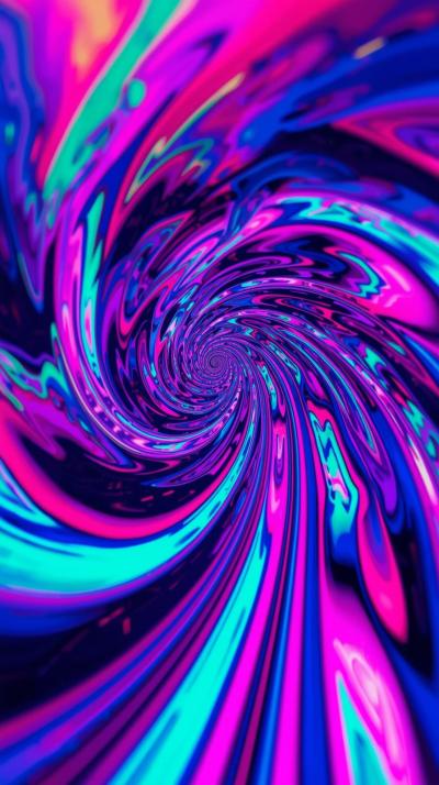 Psychedelic Swirl Tunnel