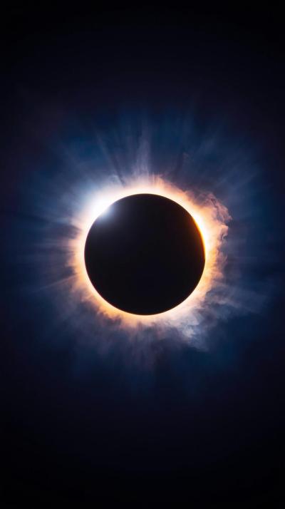 Solar Eclipse Rim Light