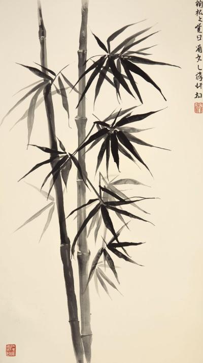 Vintage Postcard SunSumi E Bamboo Strokes
