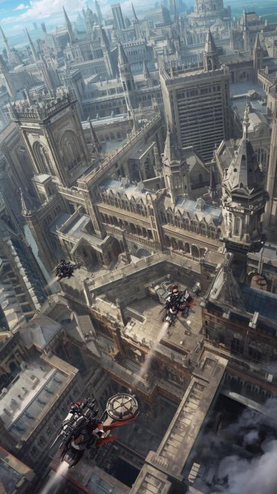 Attack On Titan ODM Cityscape