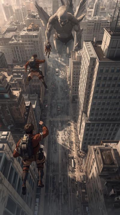 Attack On Titan ODM Cityscape