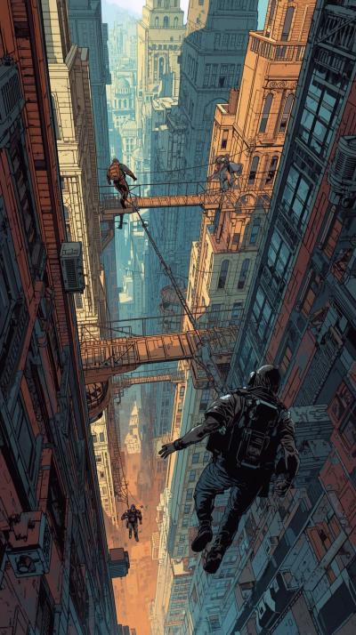 Attack On Titan ODM Cityscape