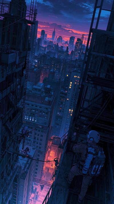 Attack On Titan ODM Cityscape