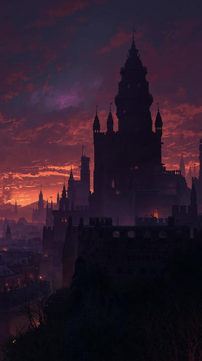 Attack On Titan Wall Skyline