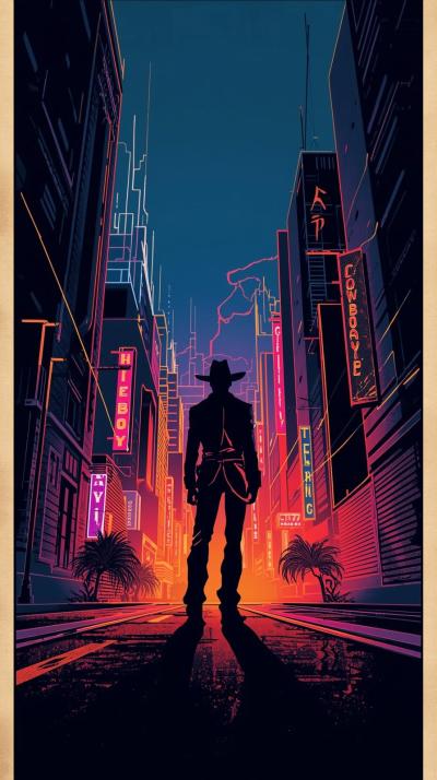 Cowboy Bebop Jazz Noir Poster