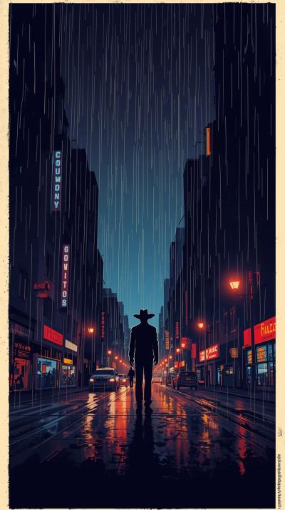 Cowboy Bebop Jazz Noir Poster