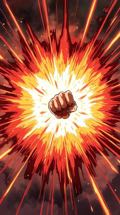 One Punch Man Serious Punch Shockwave