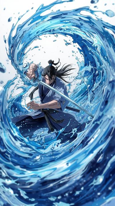 Demon Slayer Water Breathing Slash