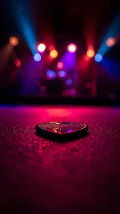 Beck Guitar Pick Stage Lights