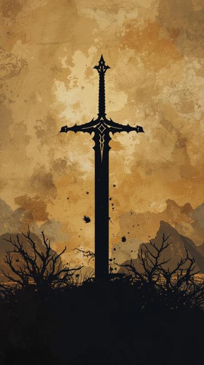 Berserk Dragonslayer Silhouette