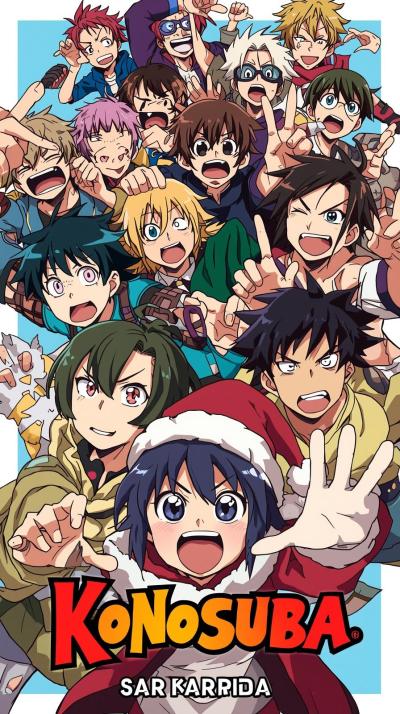 Konosuba Comedic Party Poster