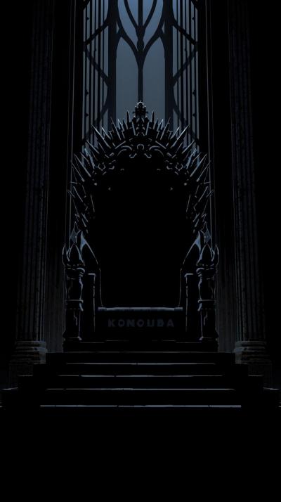 Konosuba ComeOverlord Dark Throne Silhouettedic Pa