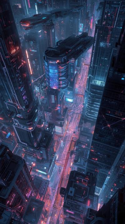 Ghost In The Shell Cyber City Grid