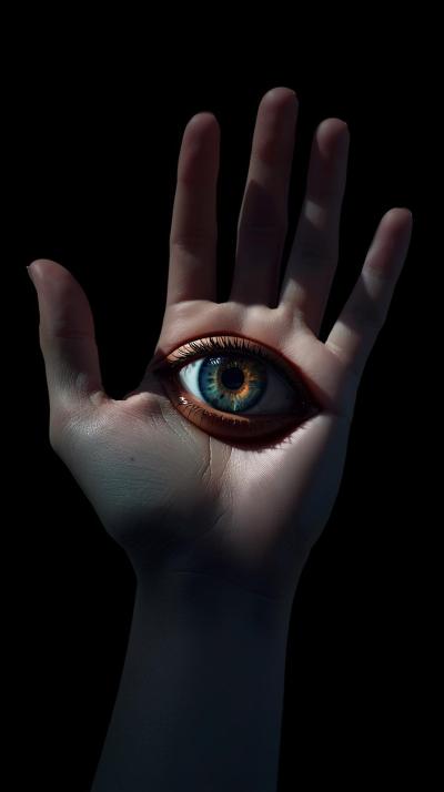Parasyte Hand Eye Shadow