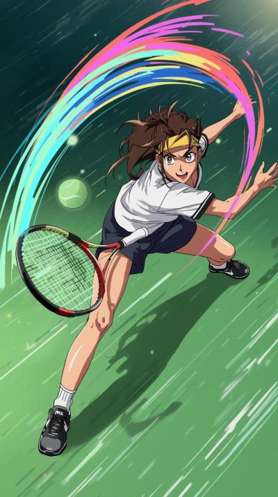 Prince Of Tennis Spinning Serve Trail
