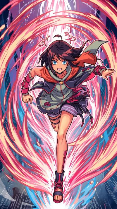 Madoka Runic MagicNaruto Style Ninja Sprint Circle