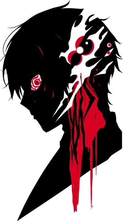 Bleach ZanpakutTokyo Ghoul Half Mask Portraito Sil