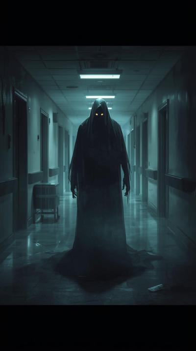 Monster Chilling Hospital Corridor