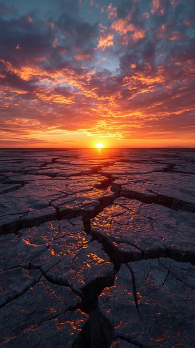 Dr Stone Stone Cracked Sunrise