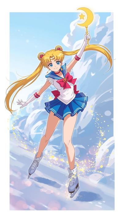 Yuri On Ice RinSailor Moon Crescent Wand Sparklesk