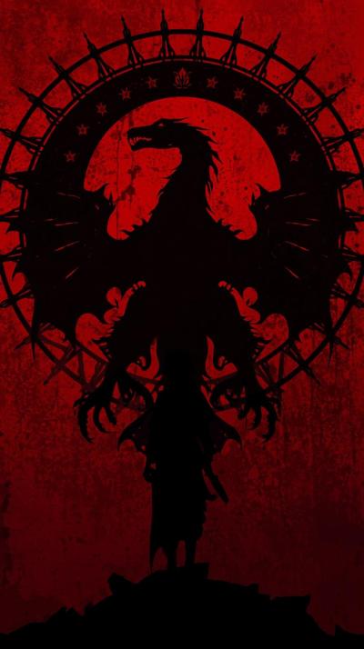 Hellsing Crimson VaBerserk Dragonslayer Silhouette