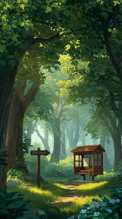 My Neighbor Totoro Forest Bus Stop