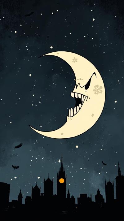 Soul Eater Moon Grin Skyline