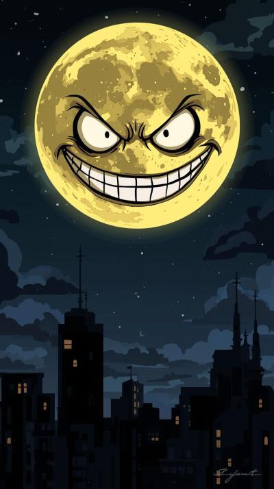 Soul Eater Moon Grin Skyline