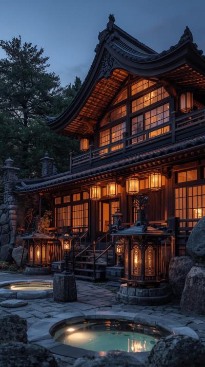 Spirited Away Bathhouse Lanterns