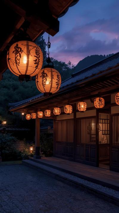 Spirited Away Bathhouse Lanterns