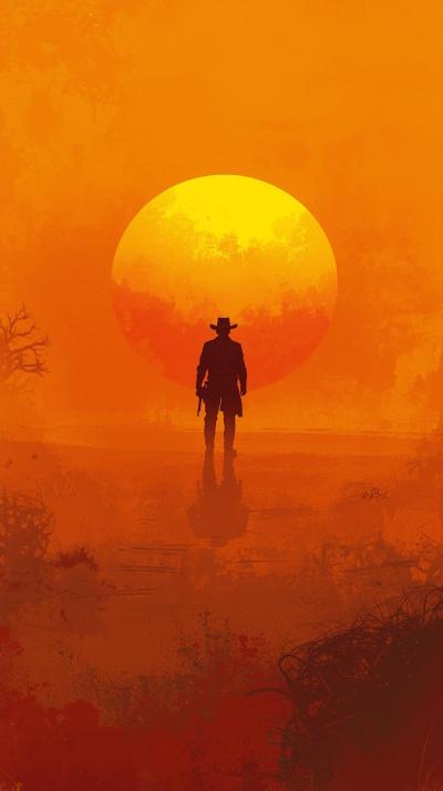 Trigun Desert Gunslinger Sun