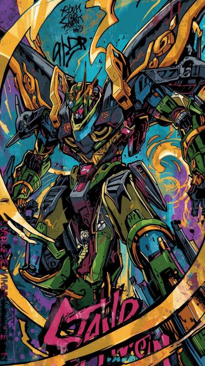 JoJo Golden Wind GEvangelion Unit Power Cableraffi