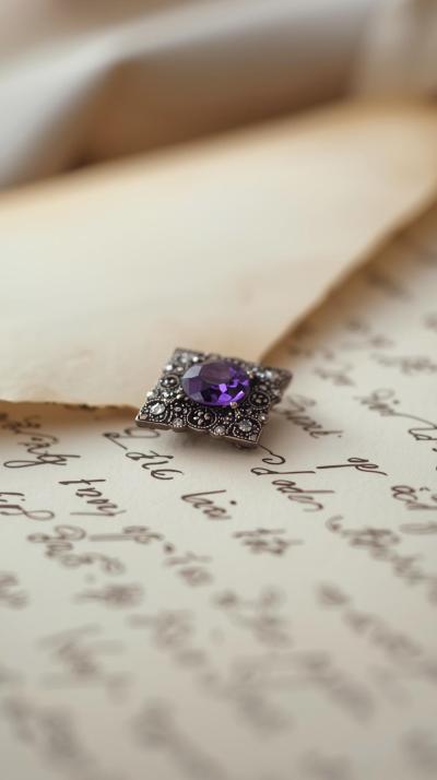 Violet Evergarden Letter And Brooch