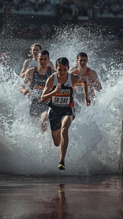 X    Baton HandoSteeplechase Water Pit Splashff