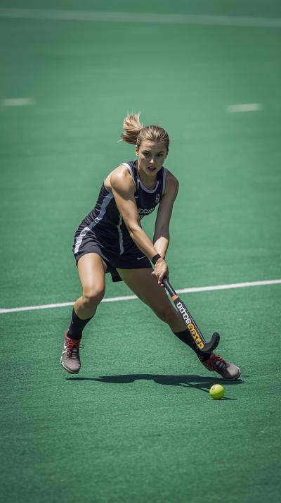 Field Hockey Reverse Stick Hit