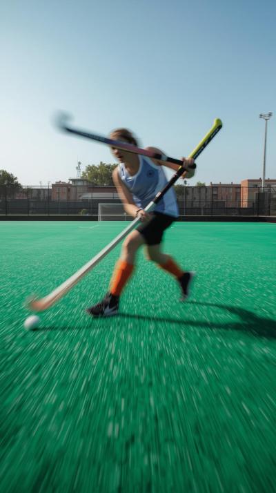 Field Hockey Reverse Stick Hit
