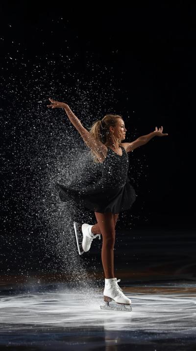 Figure Skating Spin Sparkle