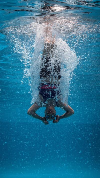 Freestyle Flip Turn Bubbles