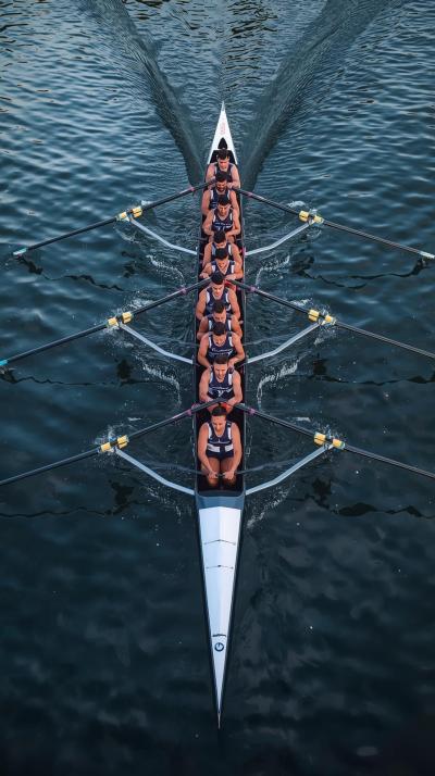 Rowing Eight Boat Harmony