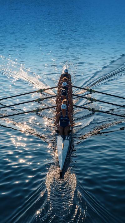 Rowing Eight Boat Harmony