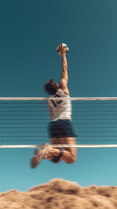 Volleyball Jump Serve Arc