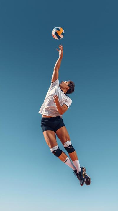 Volleyball Jump Serve Arc