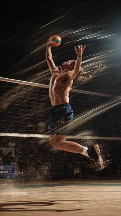 Handball Fast Break Jump Shot