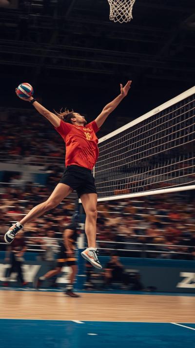 Handball Fast Break Jump Shot