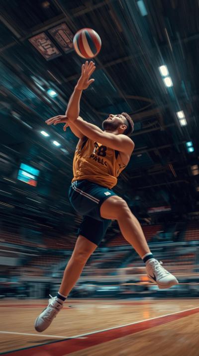 Handball Fast Break Jump Shot