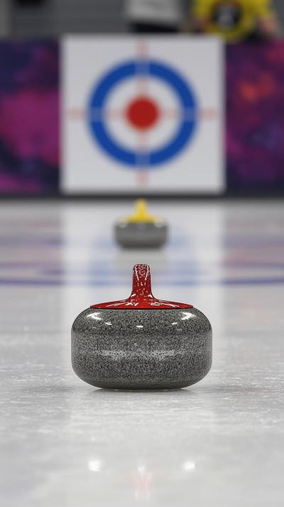 Biathlon Target FocuCurling Stone Last Shots