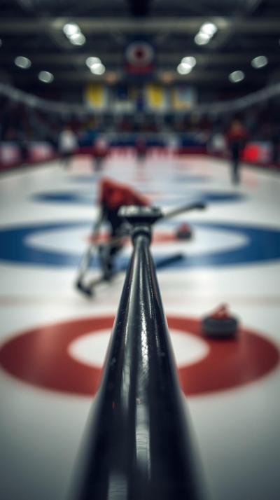 Biathlon Target FocuCurling Stone Last Shots