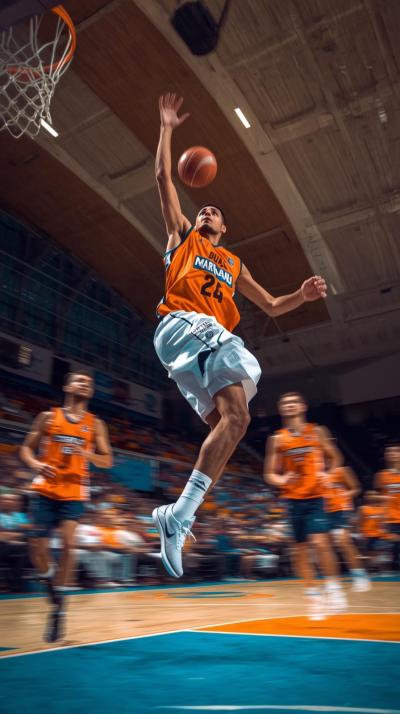 Handball Fast Break Jump Shot